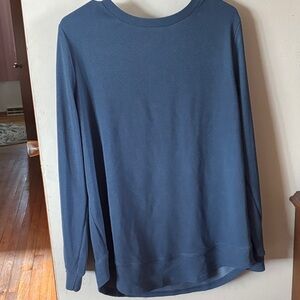 Blue Long Sleeve Sweatshirt
